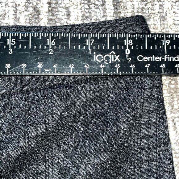 Lane Bryant Women’s Size 16 Lace Print Dress Pants Black Straight Leg Stretch‎ - Picture 5 of 9